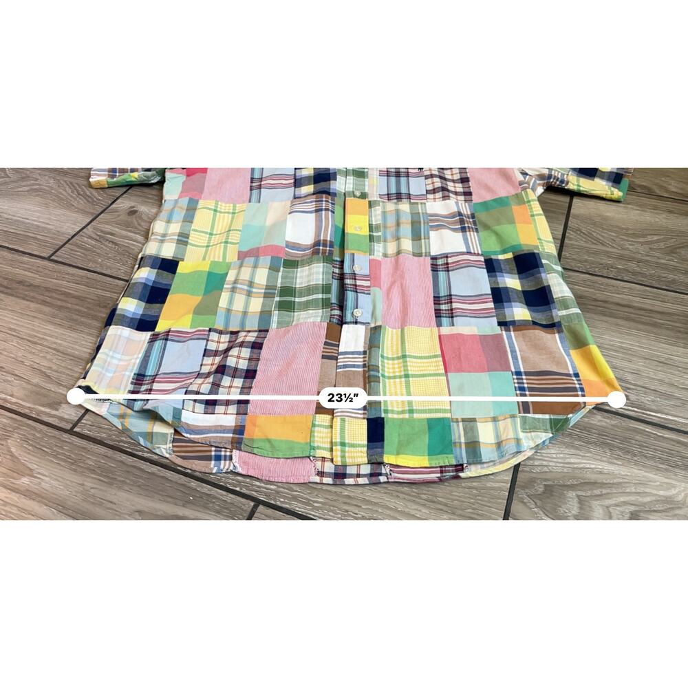 Ralph Lauren Blake Patchwork Button Mens Muti Col… - image 6